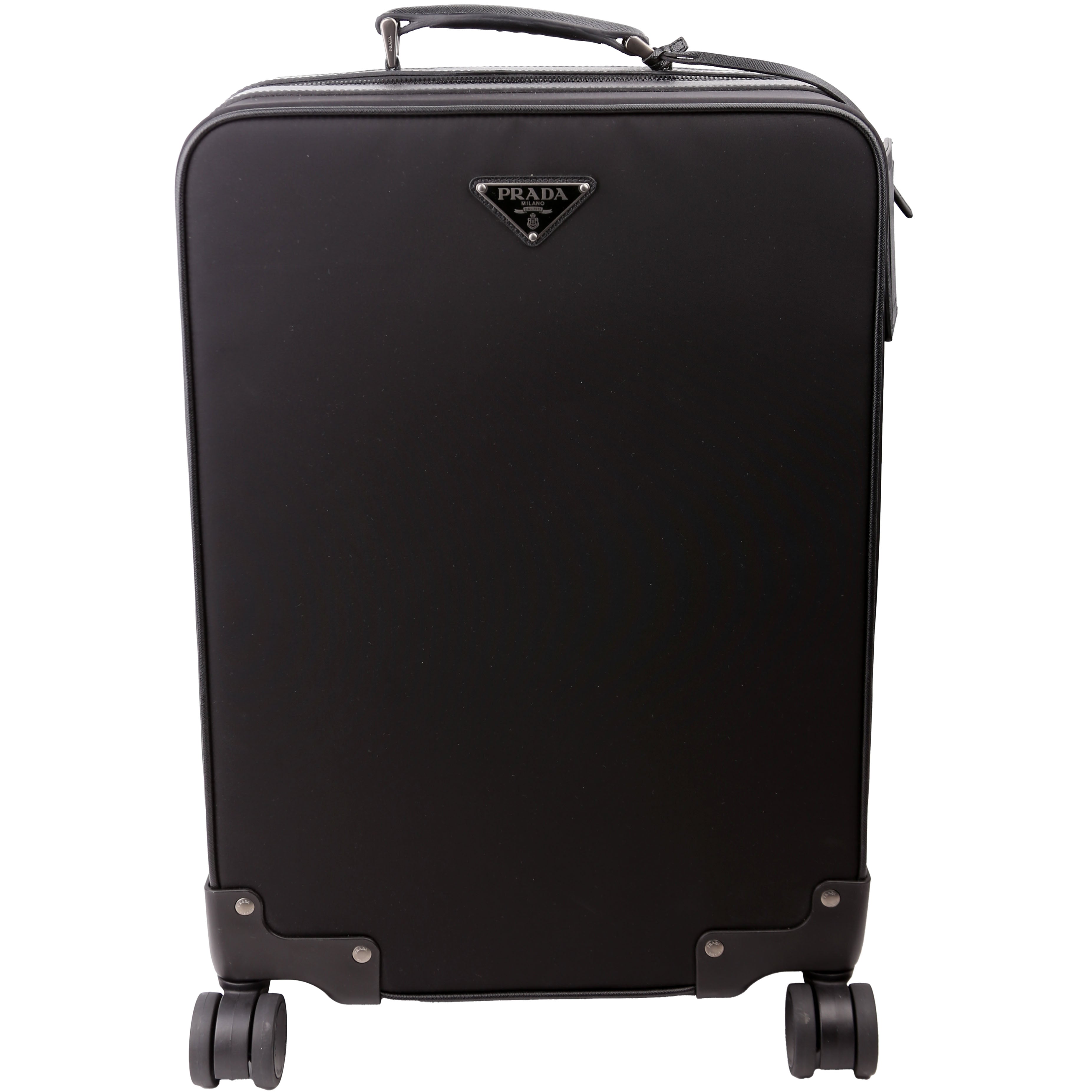 Re-Nylon/Saffiano Cabin Trolley Black