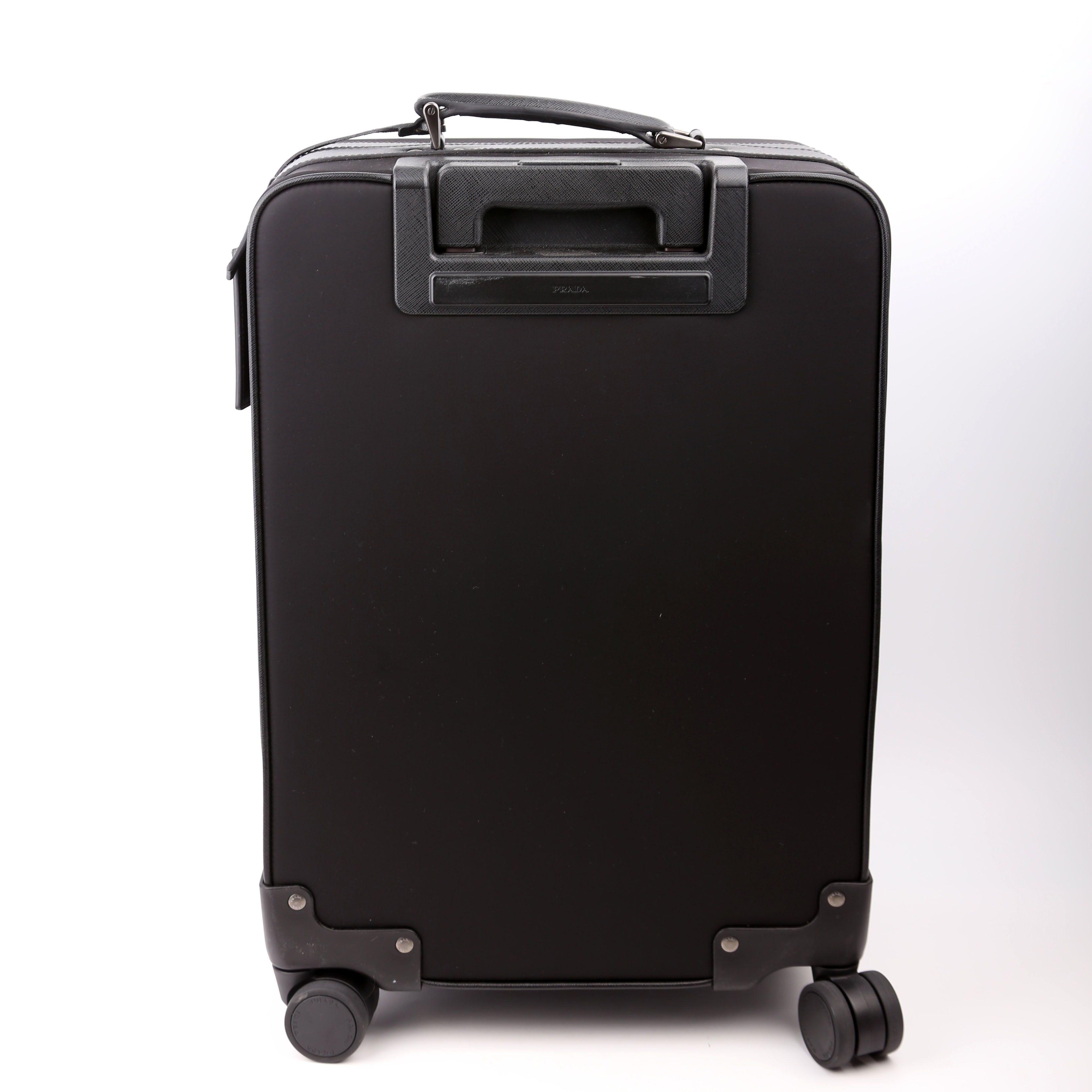 Re-Nylon/Saffiano Cabin Trolley Black