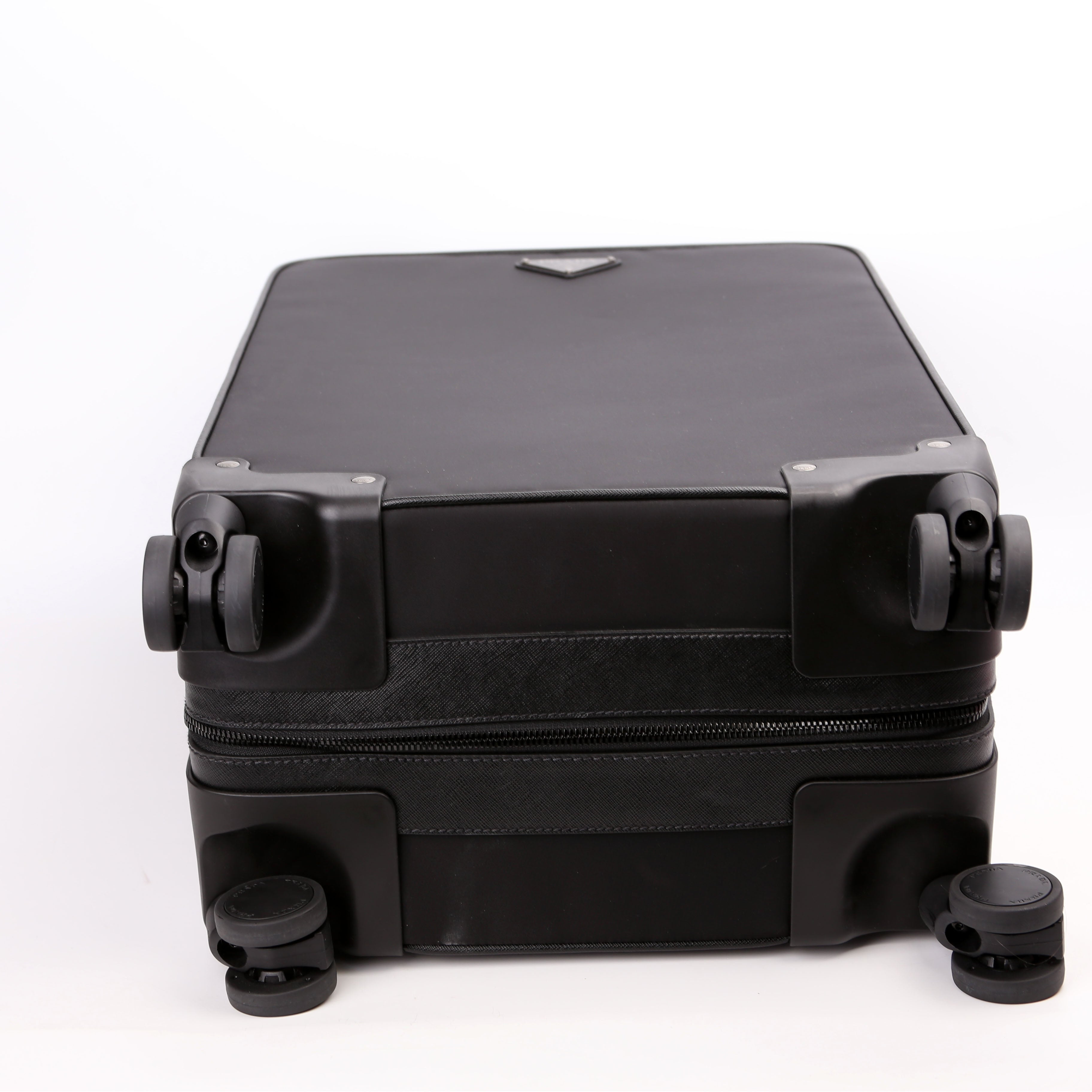 Re-Nylon/Saffiano Cabin Trolley Black