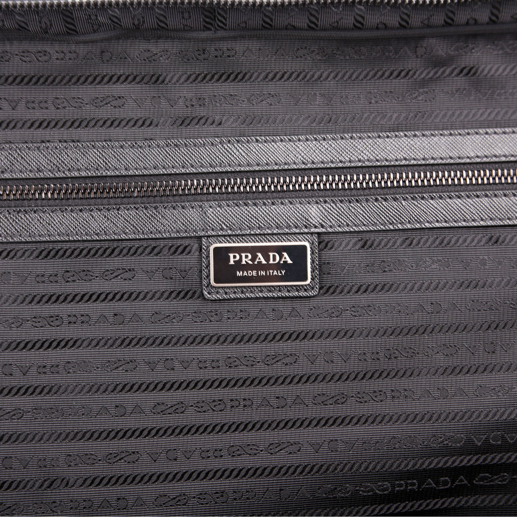 Re-Nylon/Saffiano Cabin Trolley Black