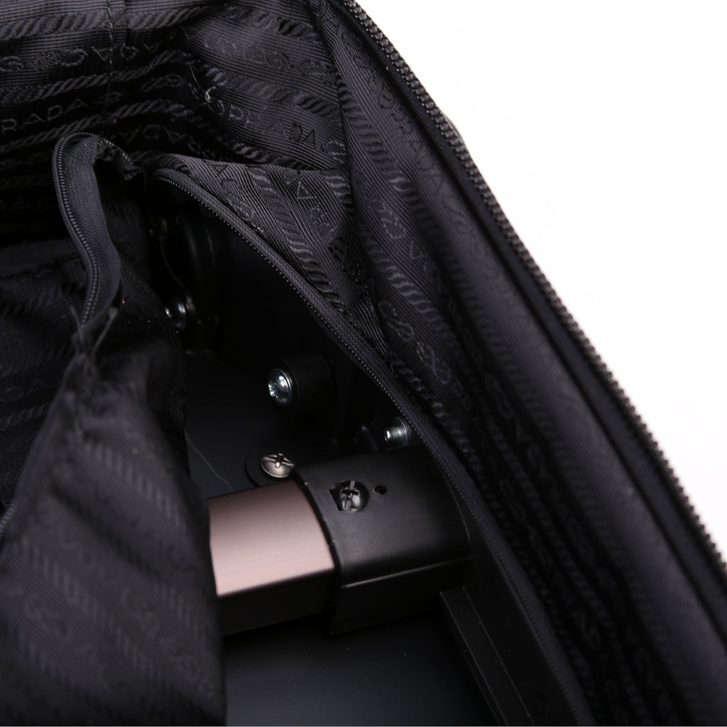 Re-Nylon/Saffiano Cabin Trolley Black