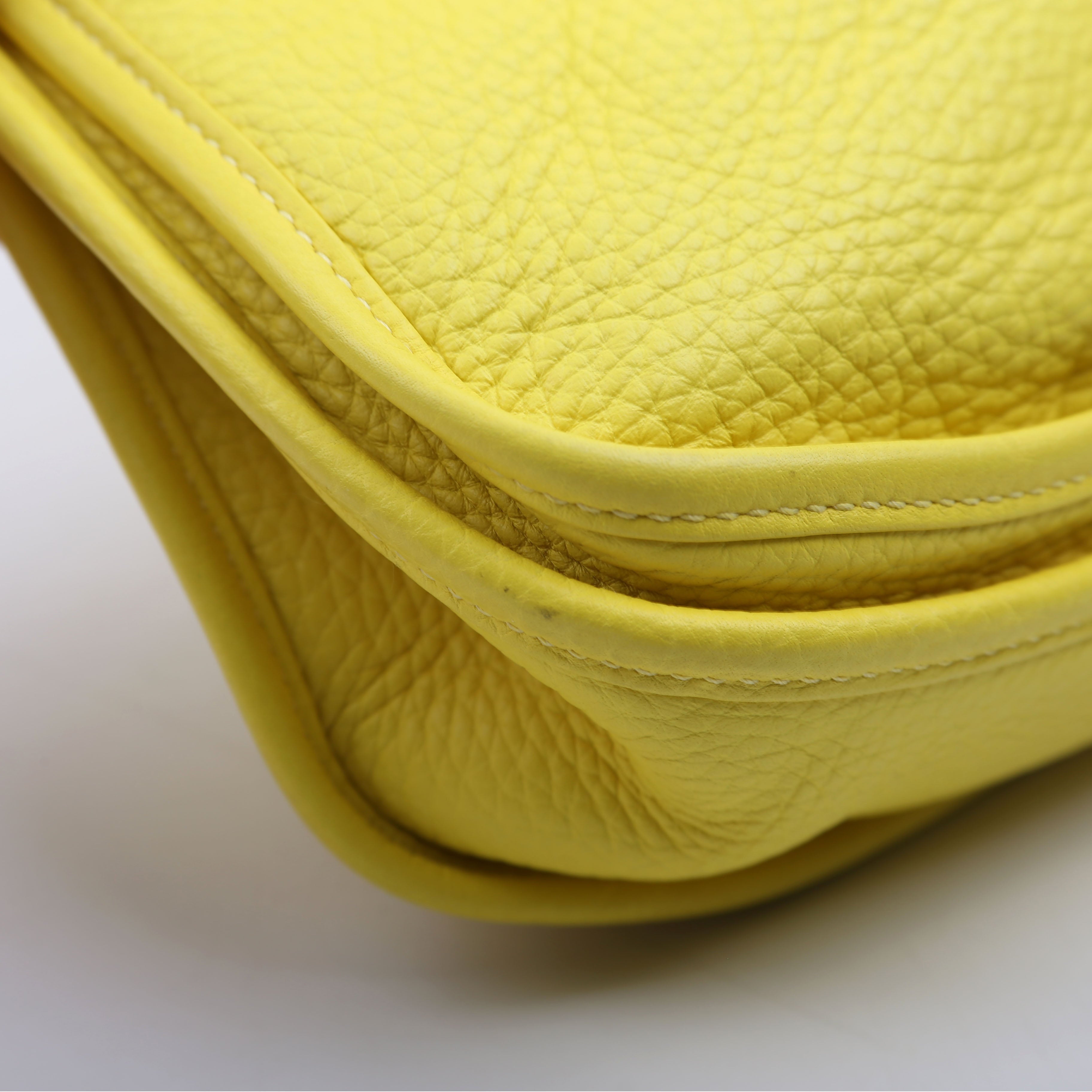 Hermes Evelyne III PM Yellow