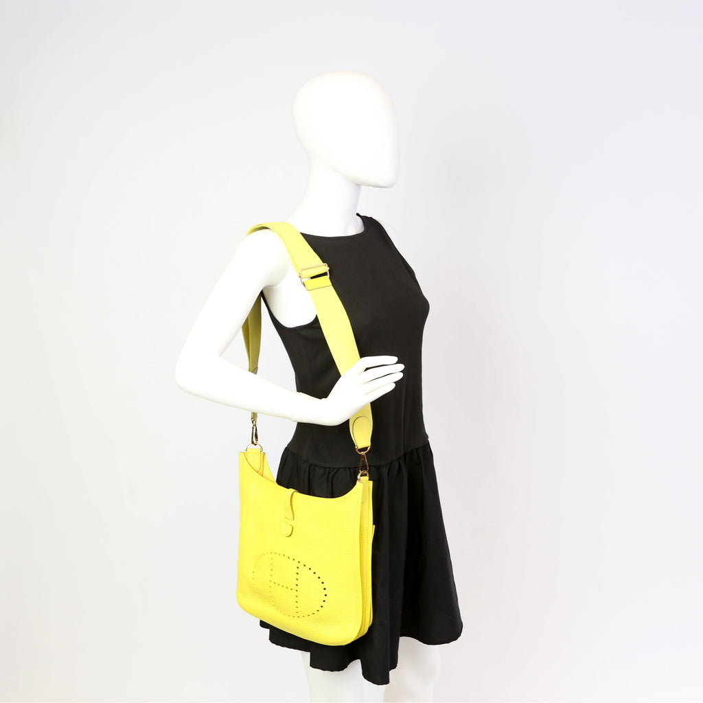 Hermes Evelyne III PM Yellow