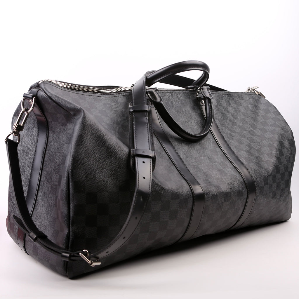 Keepall 55 Damier Graphite Bandouliere