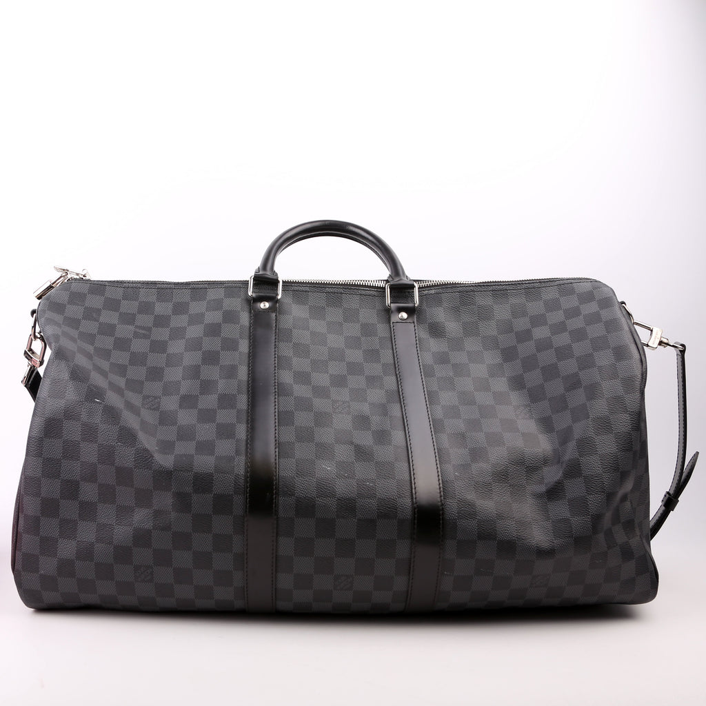 Keepall 55 Damier Graphite Bandouliere