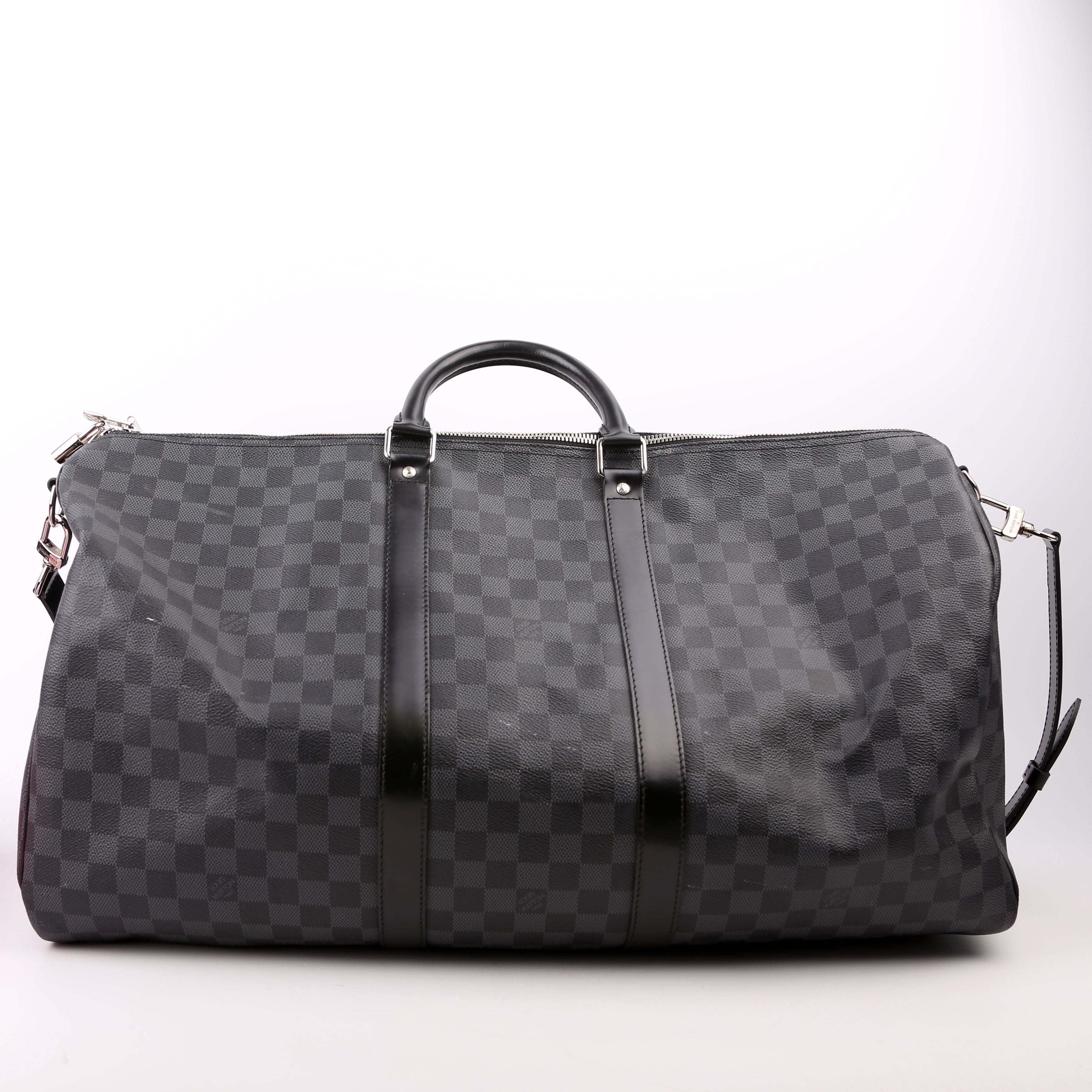 Keepall 55 Damier Graphite Bandouliere