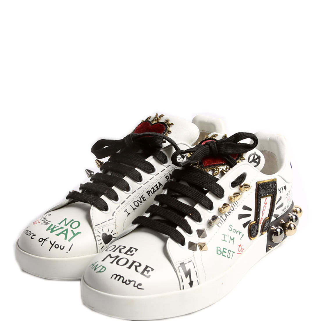 Portofino Musical Note Sneakers Size 41.5