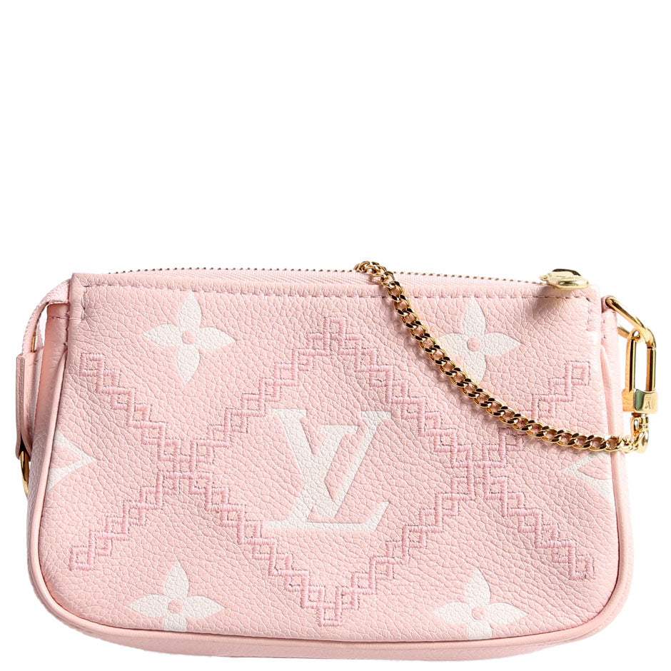 Pochette Access Mini Broderies Empreinte Pink