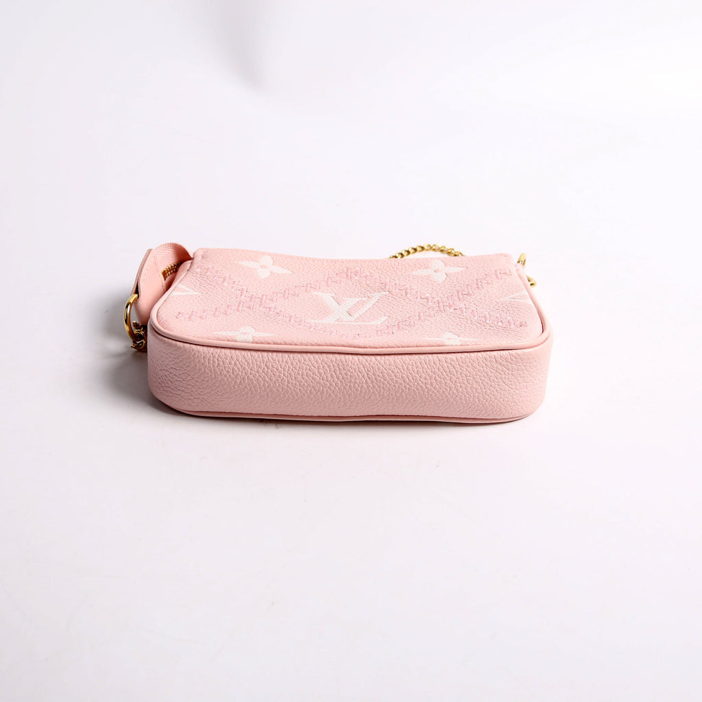 Pochette Access Mini Broderies Empreinte Pink