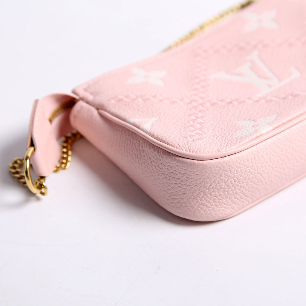 Pochette Access Mini Broderies Empreinte Pink