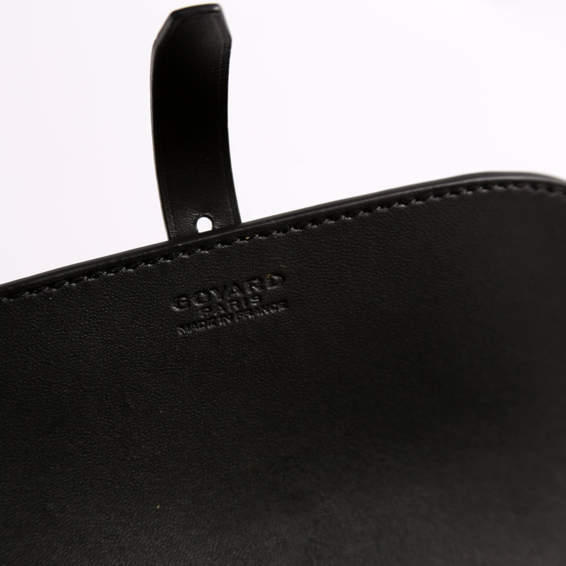 Double Travel Watch Case Goyardine Black