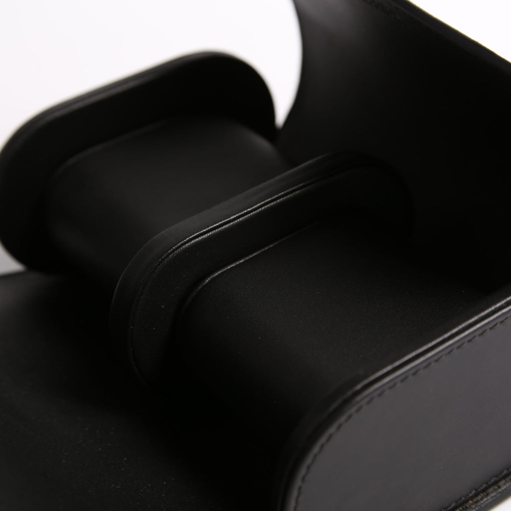 Double Travel Watch Case Goyardine Black