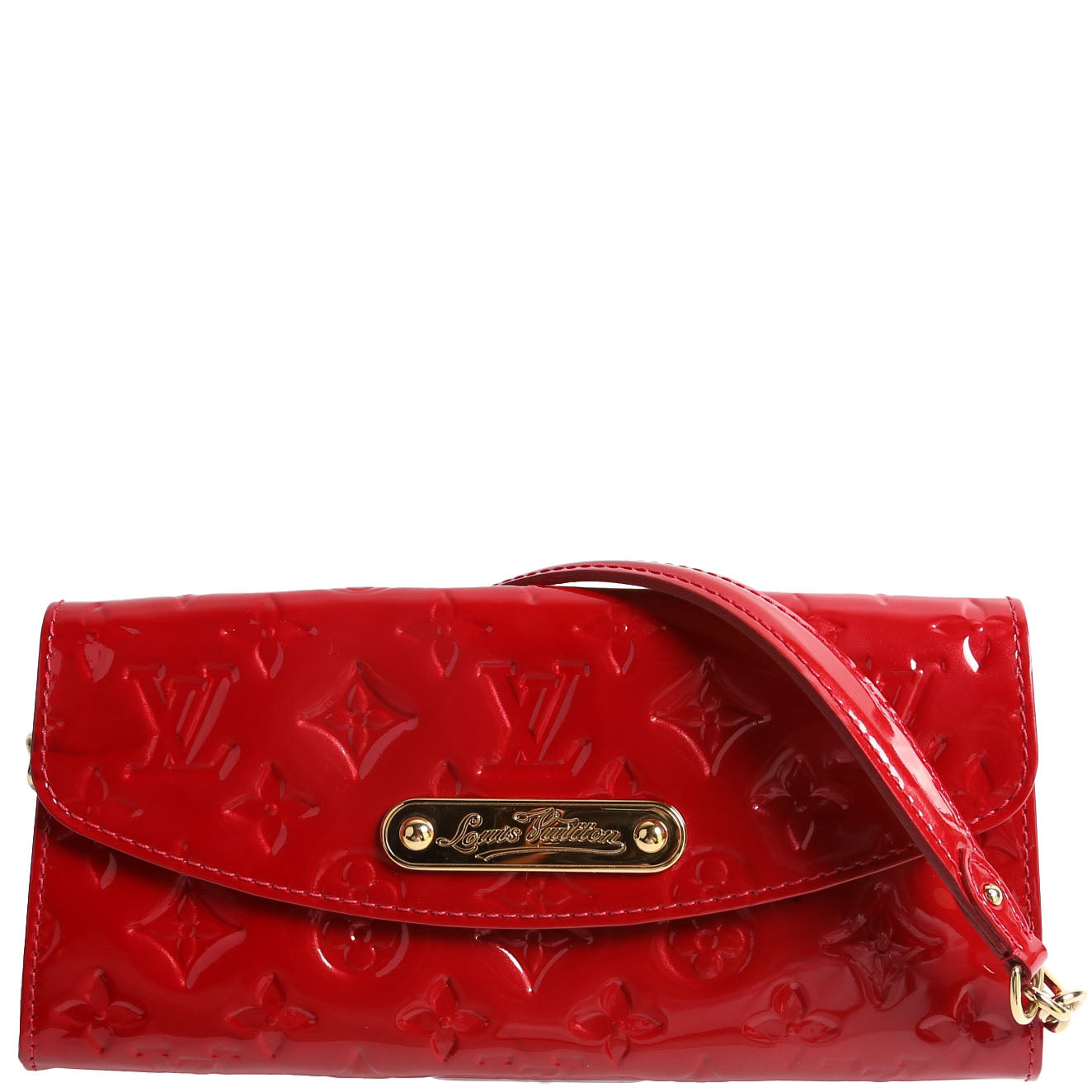 Sunset Blvd Clutch Vernis Red