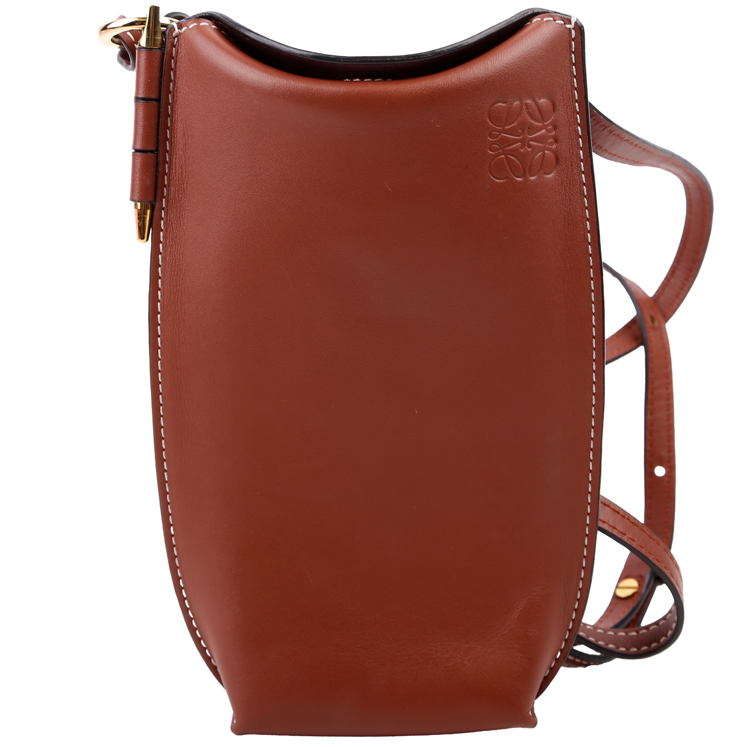 Gate Pocket Smooth Calfskin Brown