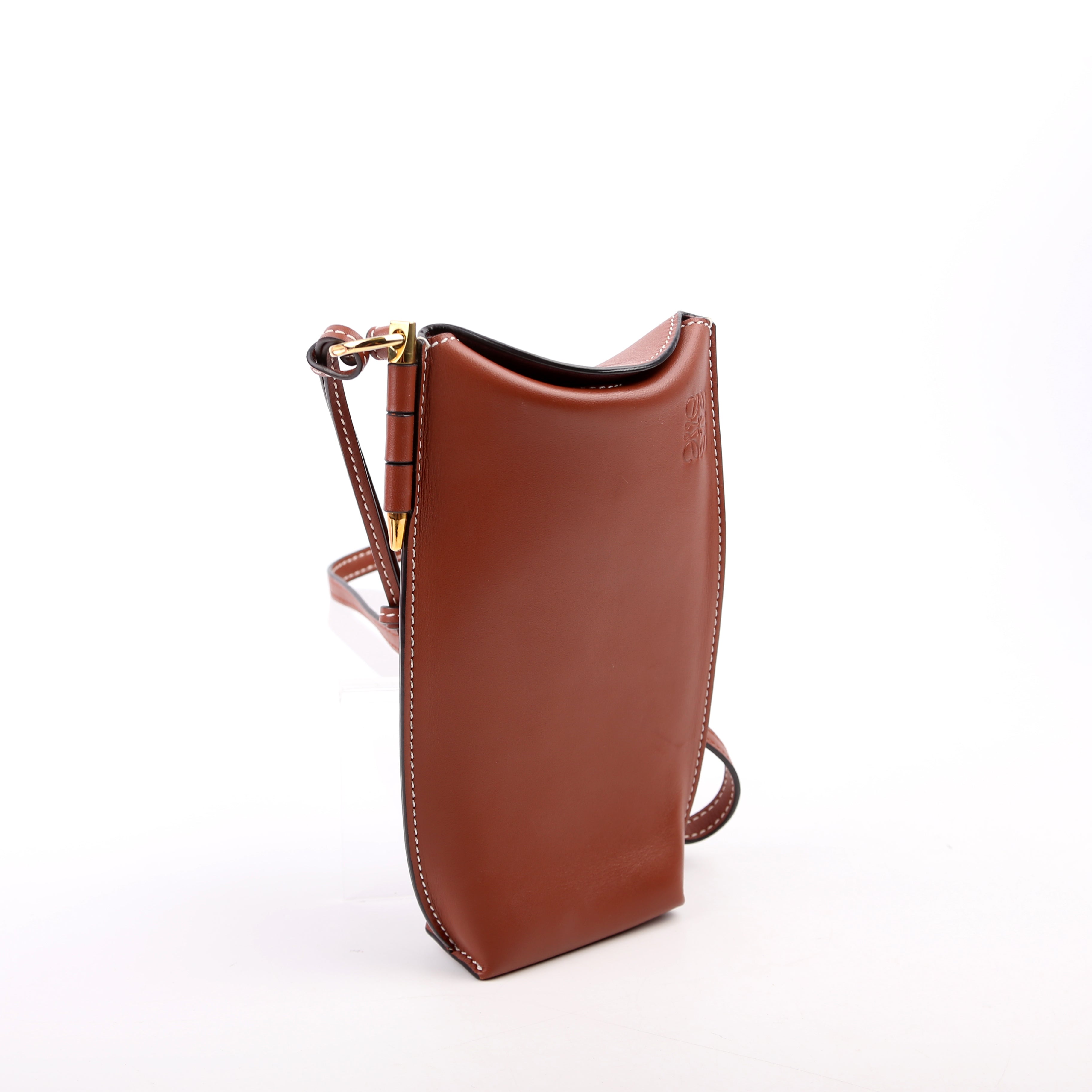 Gate Pocket Smooth Calfskin Brown