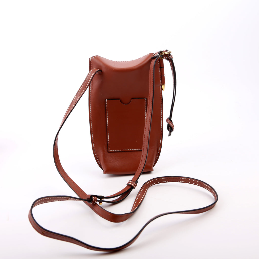 Gate Pocket Smooth Calfskin Brown