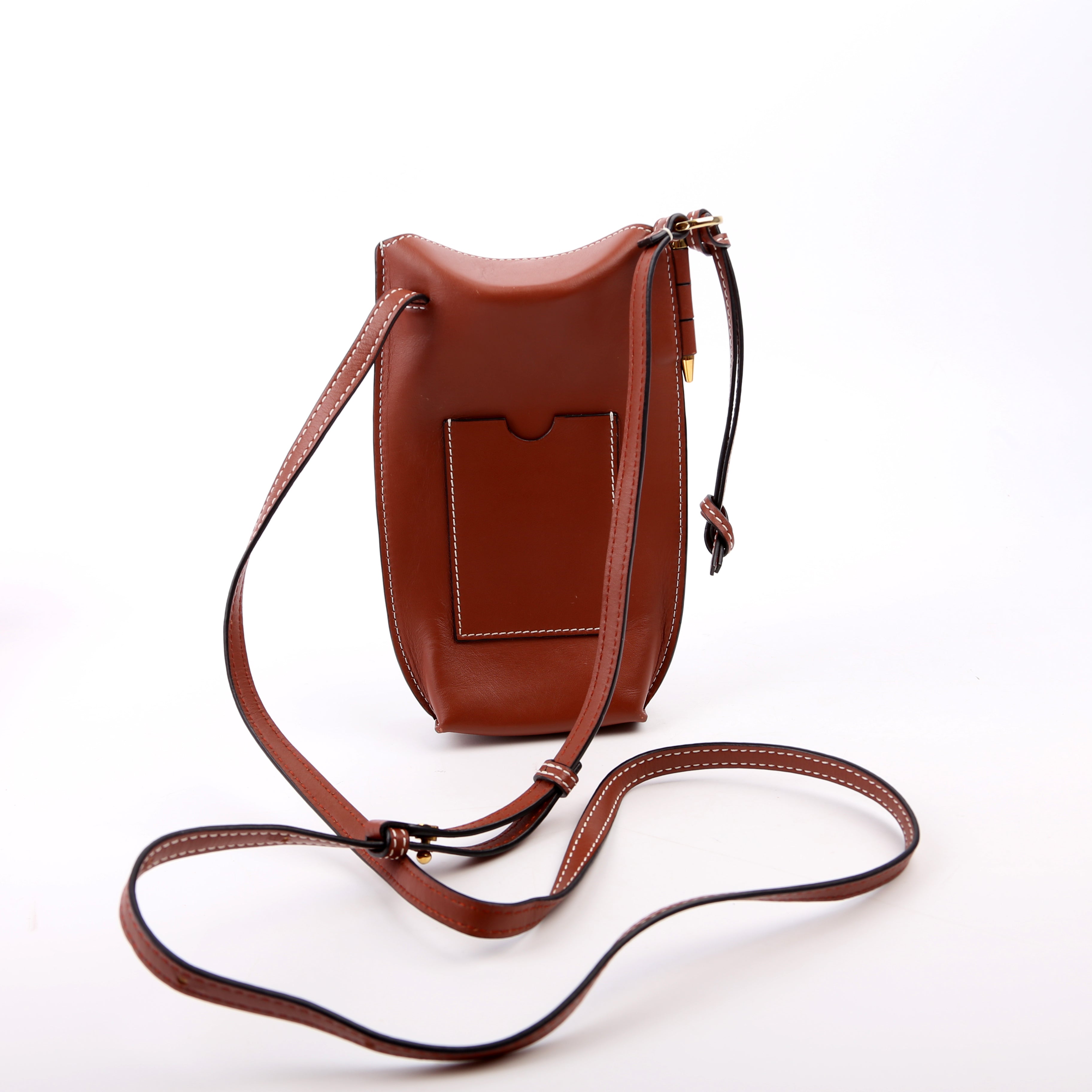 Gate Pocket Smooth Calfskin Brown