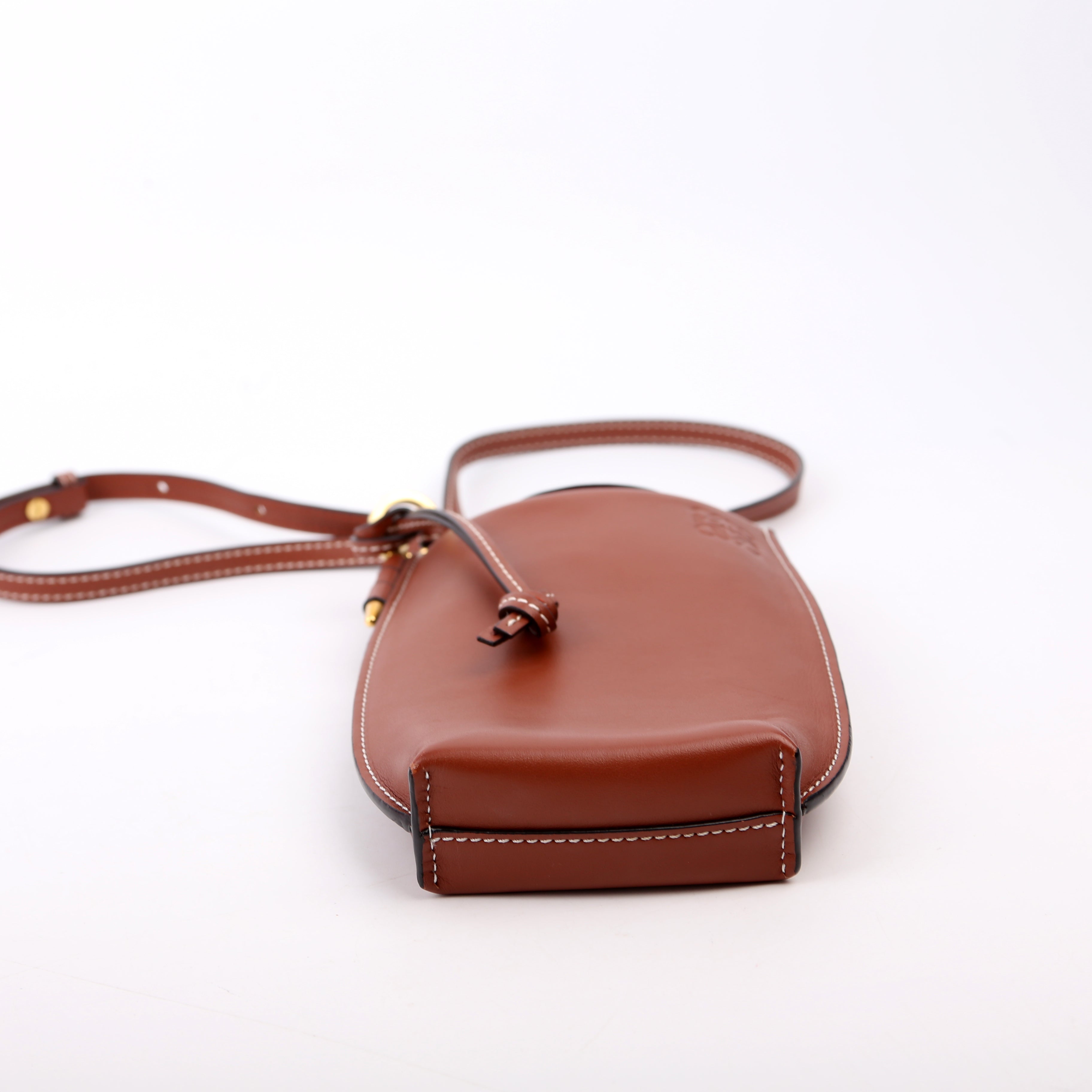 Gate Pocket Smooth Calfskin Brown