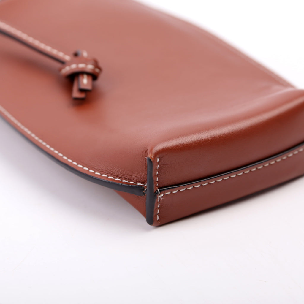Gate Pocket Smooth Calfskin Brown