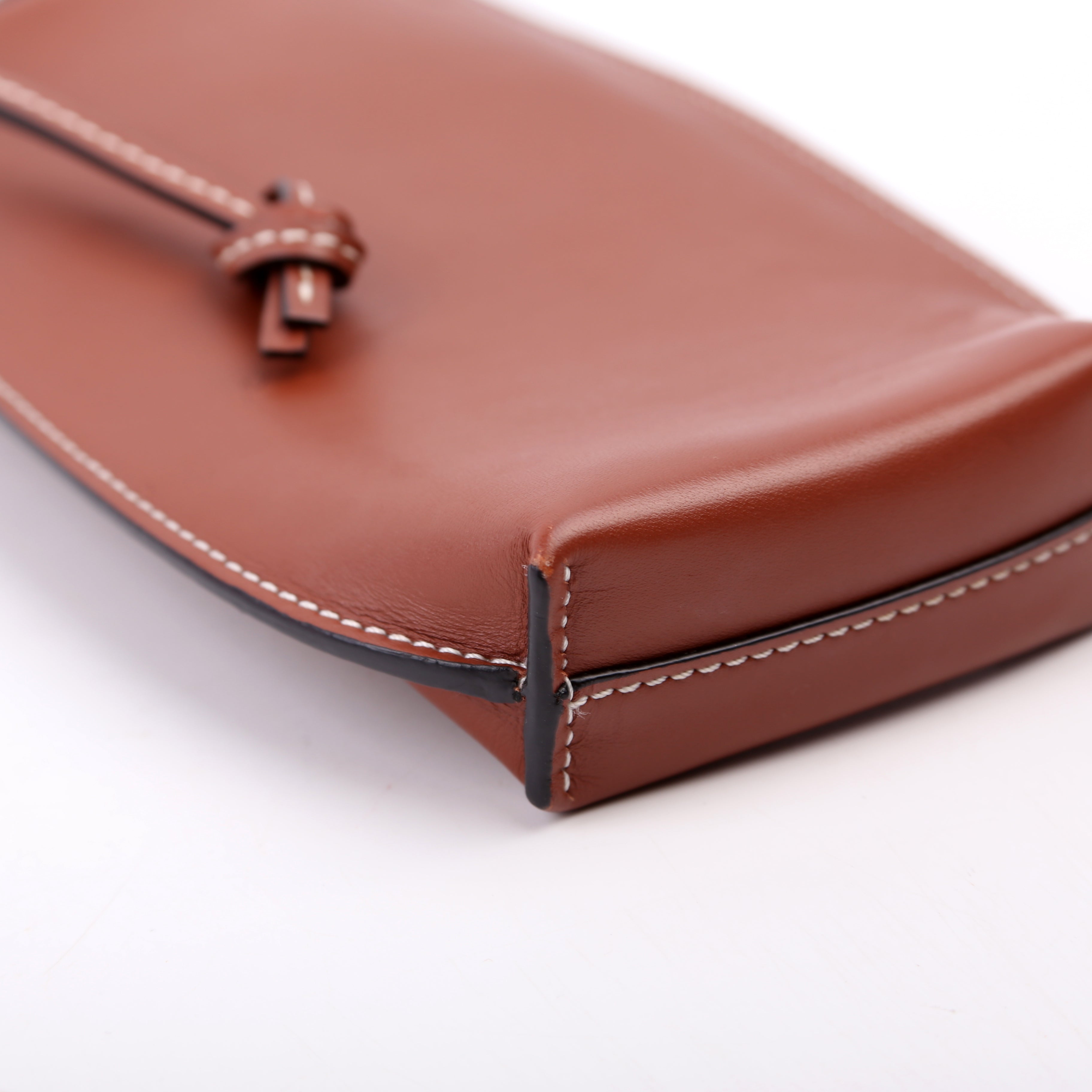 Gate Pocket Smooth Calfskin Brown