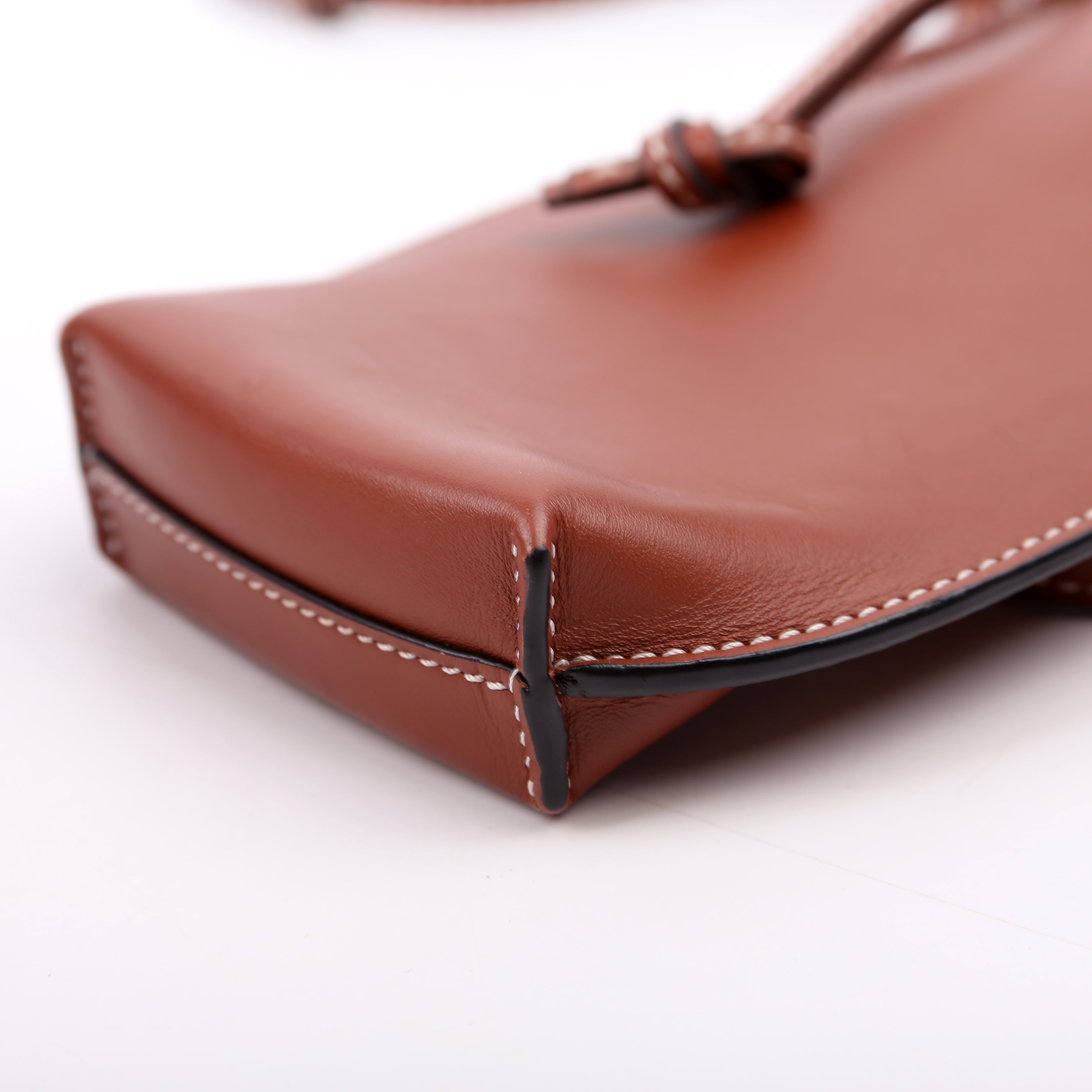 Gate Pocket Smooth Calfskin Brown