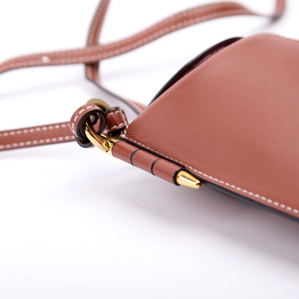 Gate Pocket Smooth Calfskin Brown