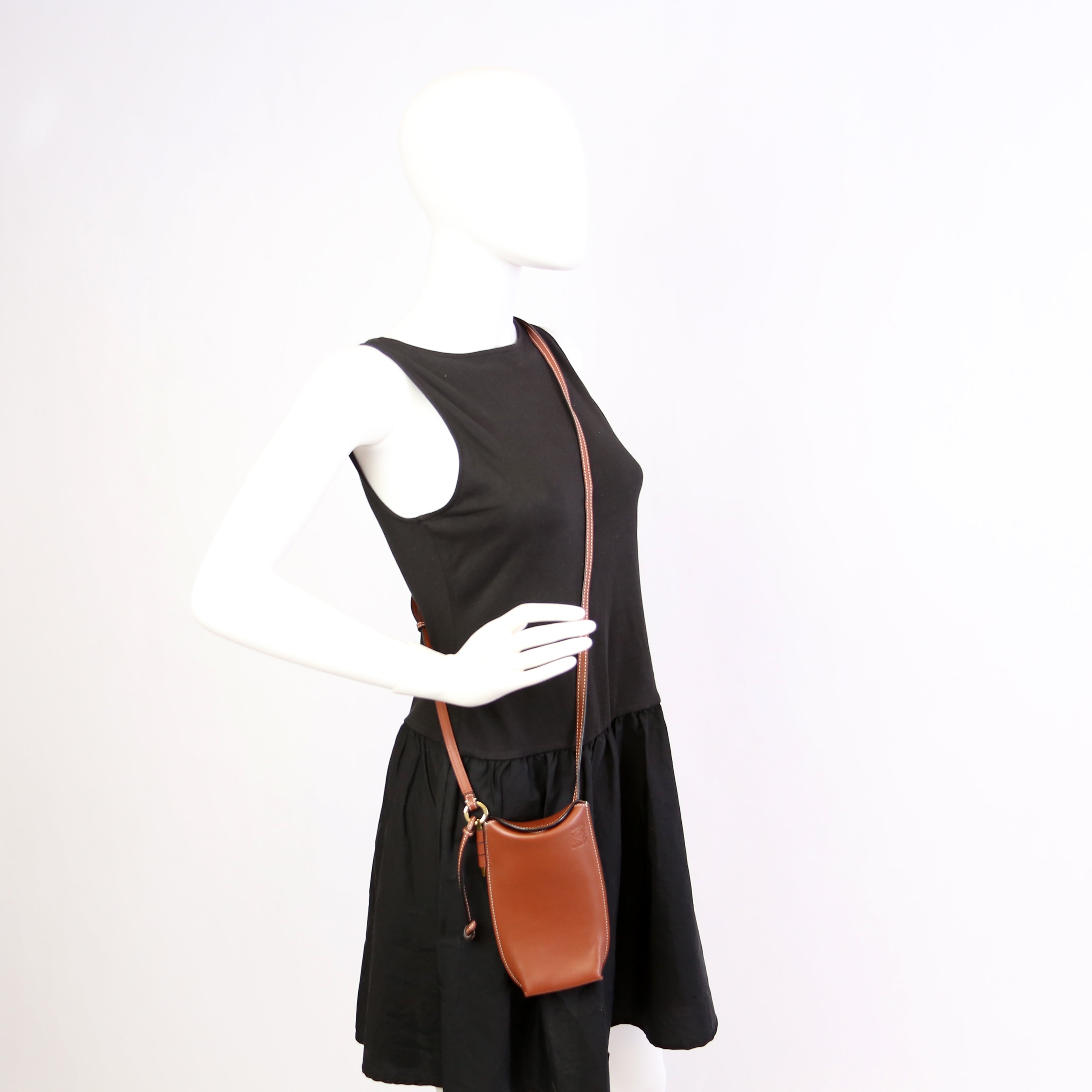 Gate Pocket Smooth Calfskin Brown