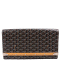 Goyardine Monte Carlo Bois Clutch Black