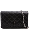 WOC Classic Quilted Caviar RFID Black