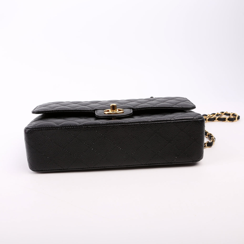 Classic Flap Medium Caviar 29M Black