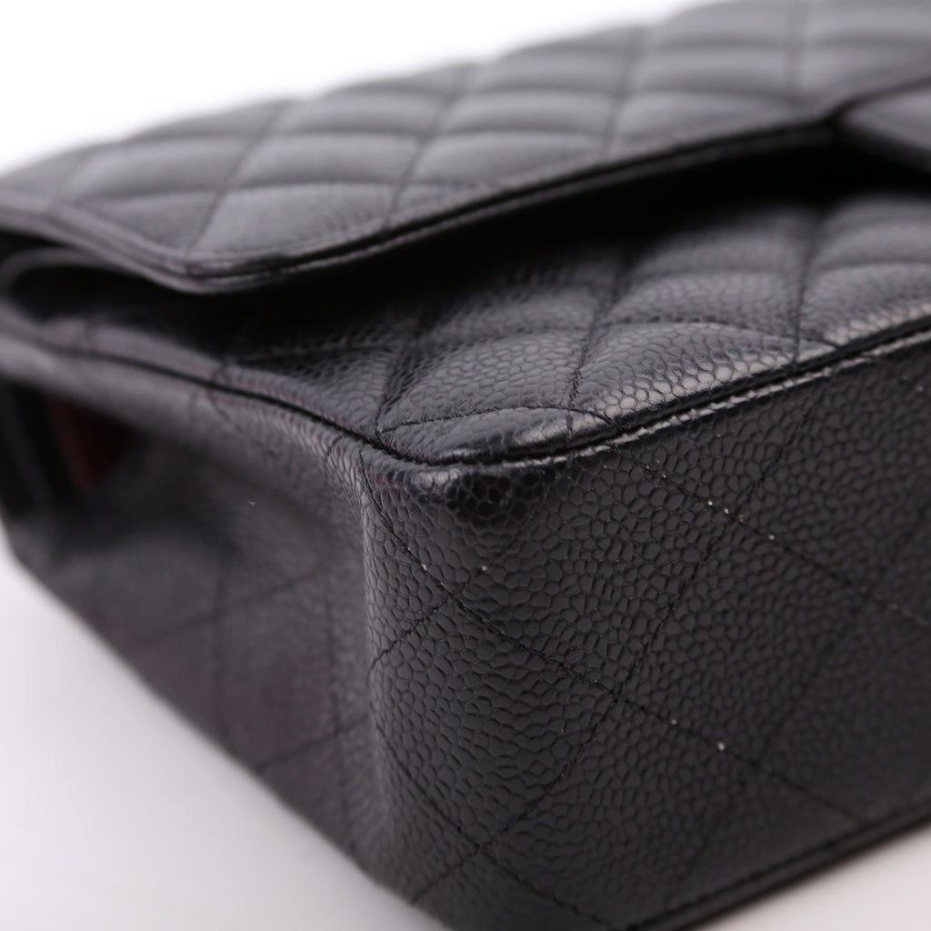 Classic Flap Medium Caviar 29M Black