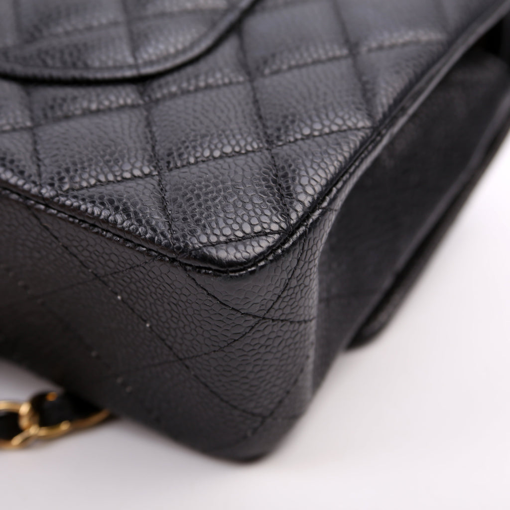 Classic Flap Medium Caviar 29M Black