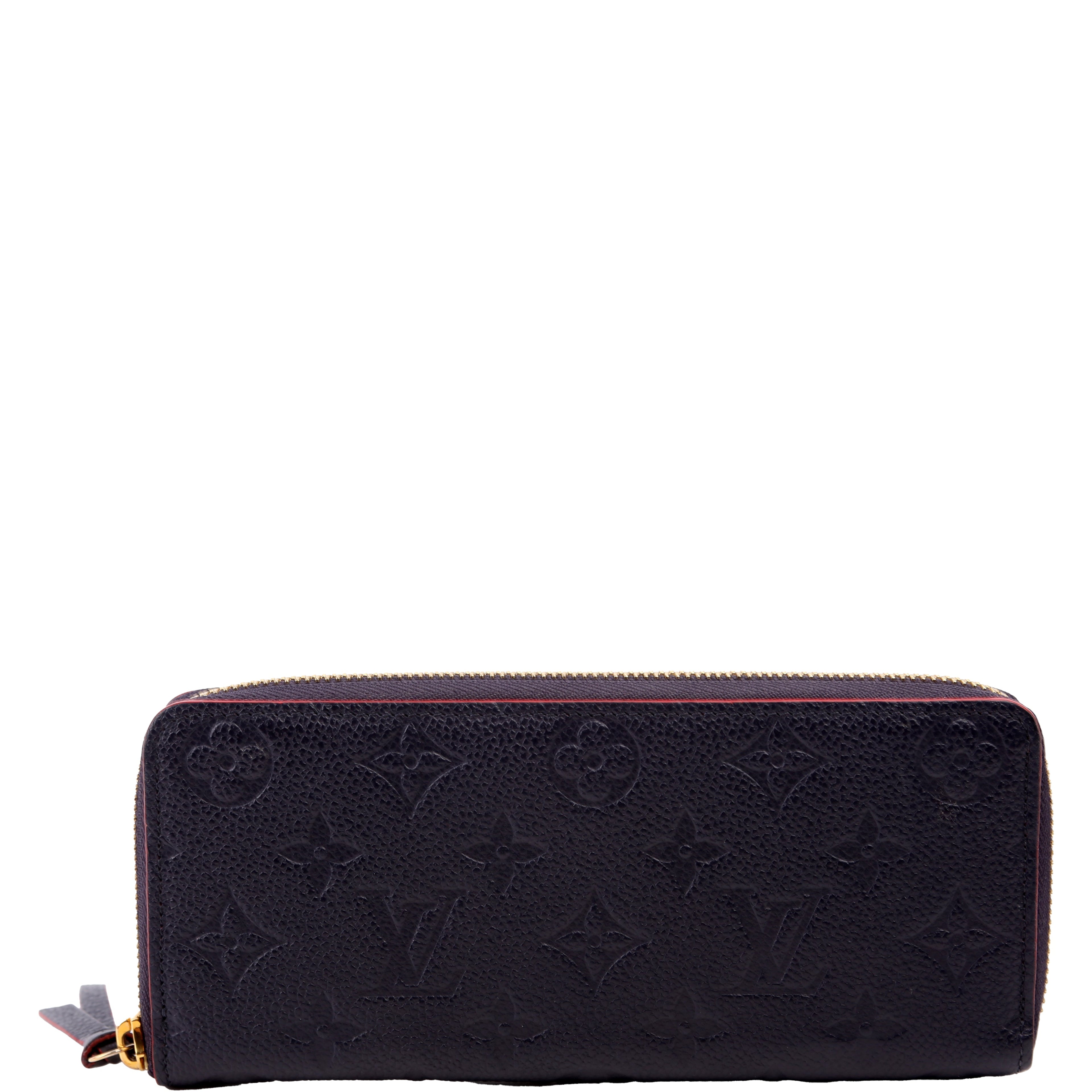 Clemence Wallet Empreinte Blue/Red