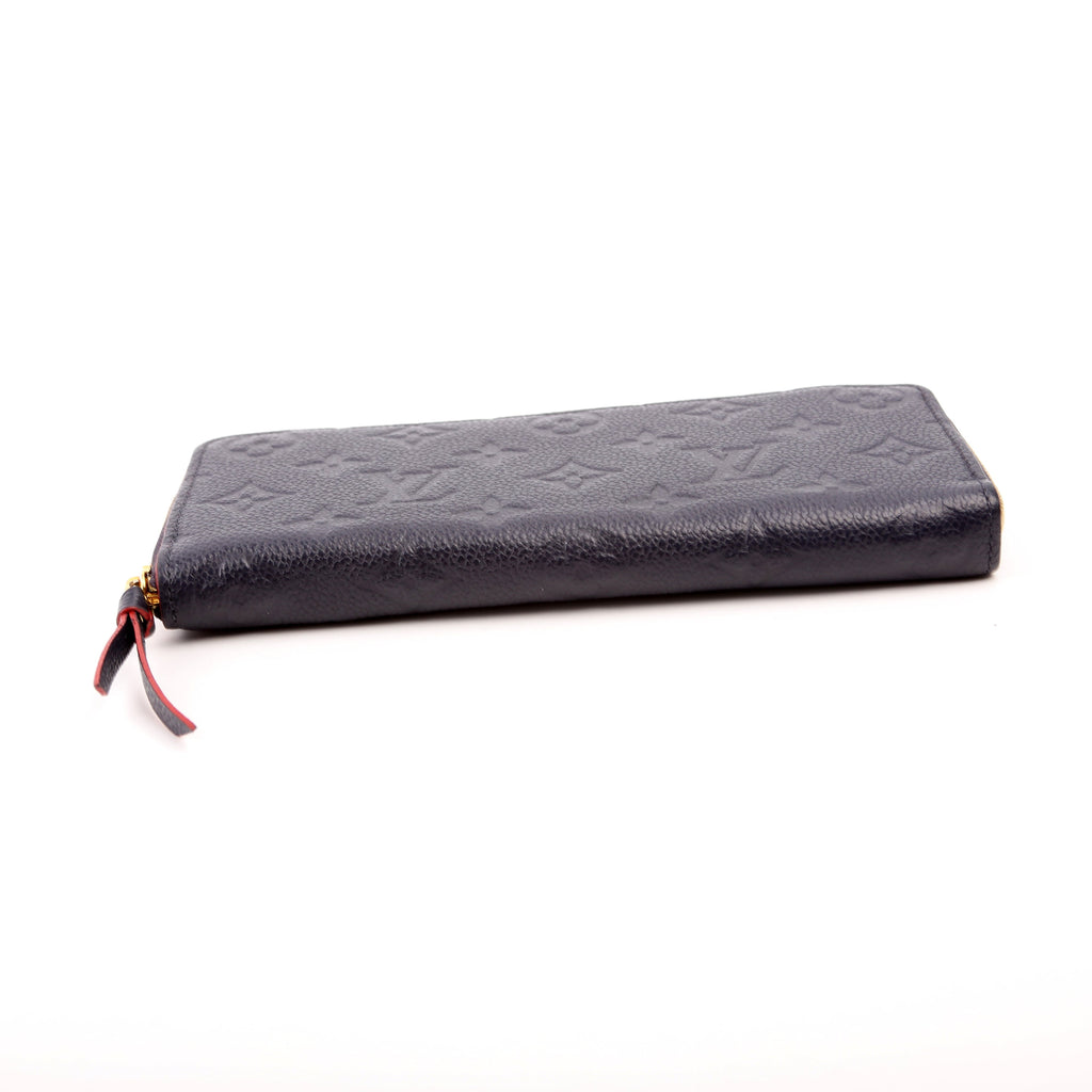 Clemence Wallet Empreinte Blue/Red