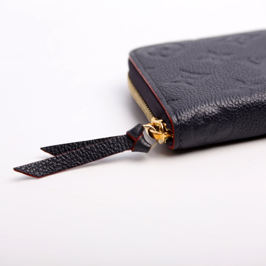 Clemence Wallet Empreinte Blue/Red