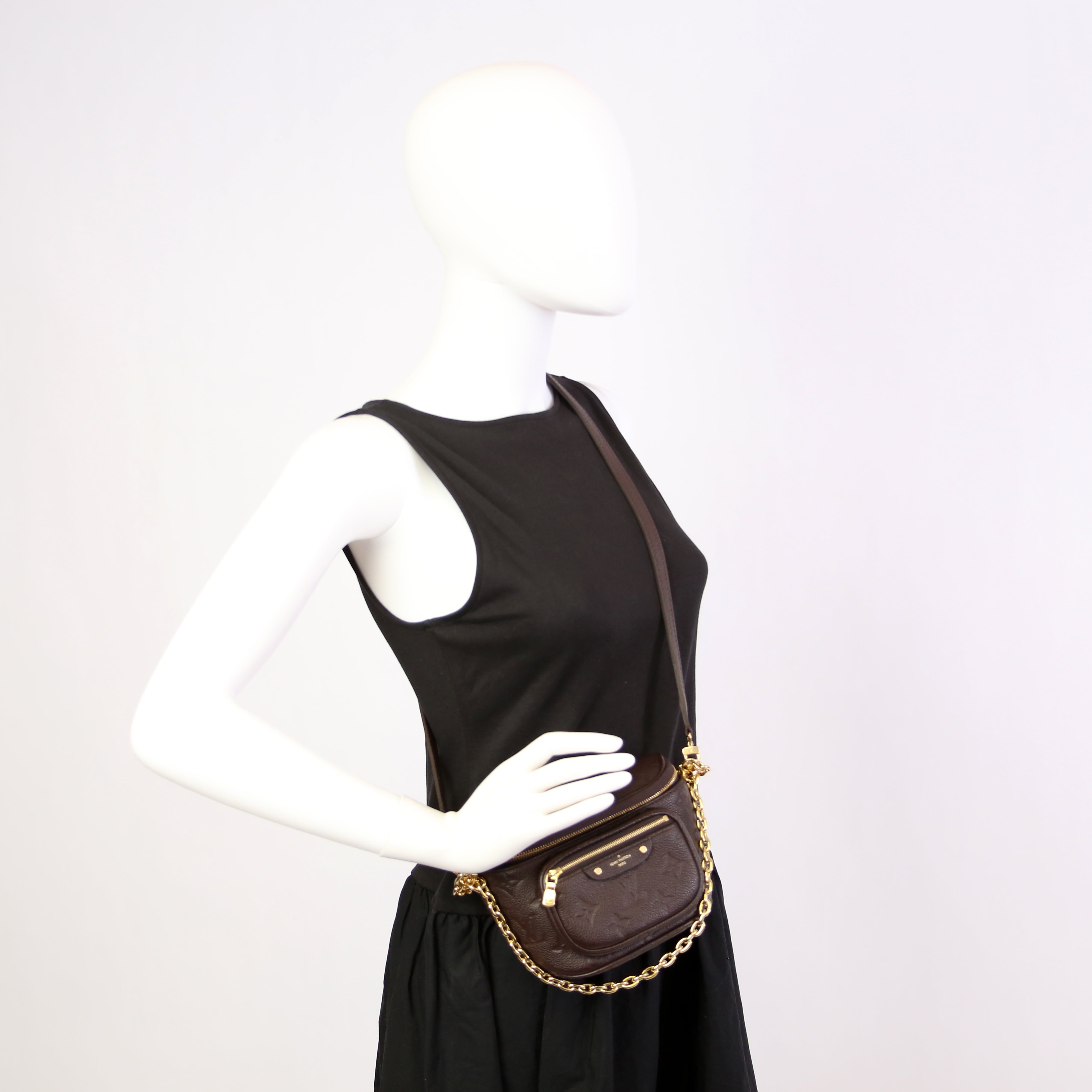Mini Bumbag Empreinte Brown