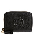 598203 Soho Compact Zip Around Wallet Black