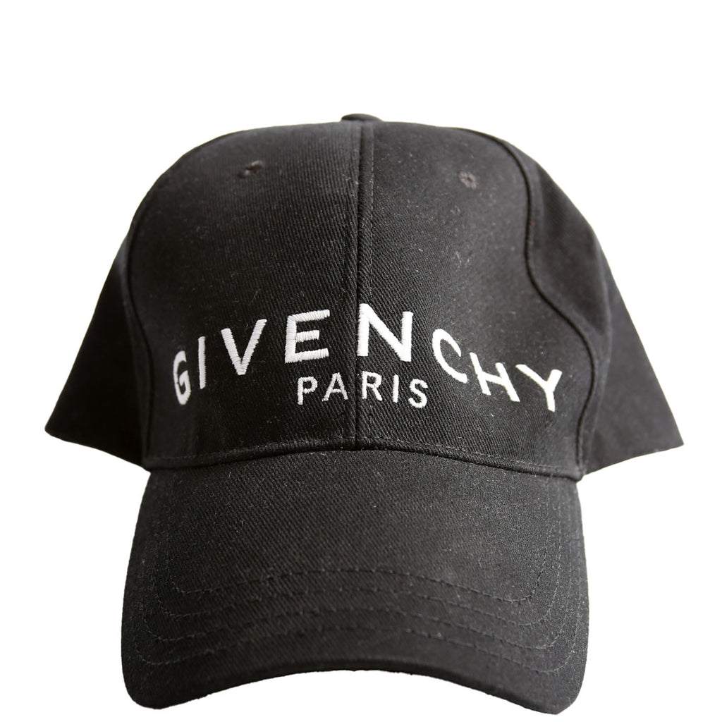 Logo Embroidered Hat Black/White