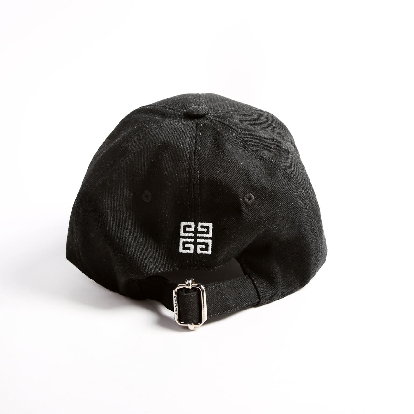Logo Embroidered Hat Black/White