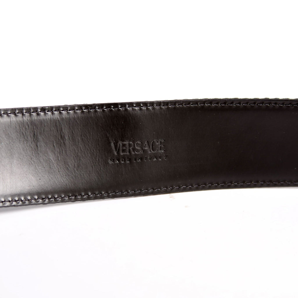 DCU8061 Medusa Head Greca Canvas Belt Size 95/38 Black
