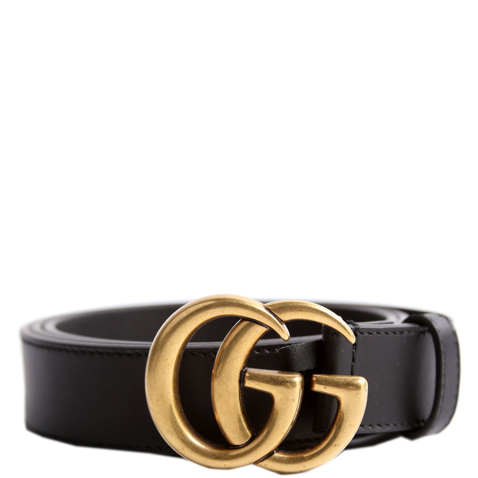 414516 GG Marmont Belt Size 95/38 Black