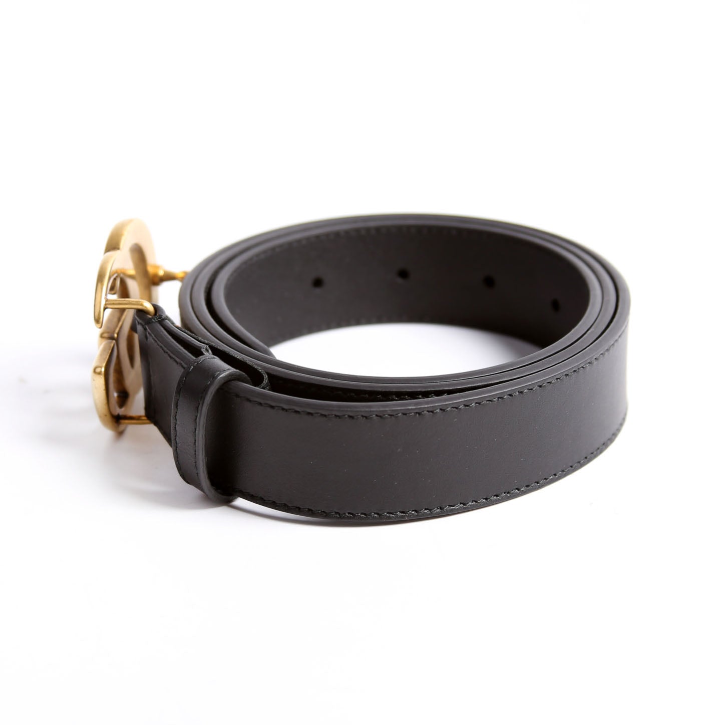 414516 GG Marmont Belt Size 95/38 Black
