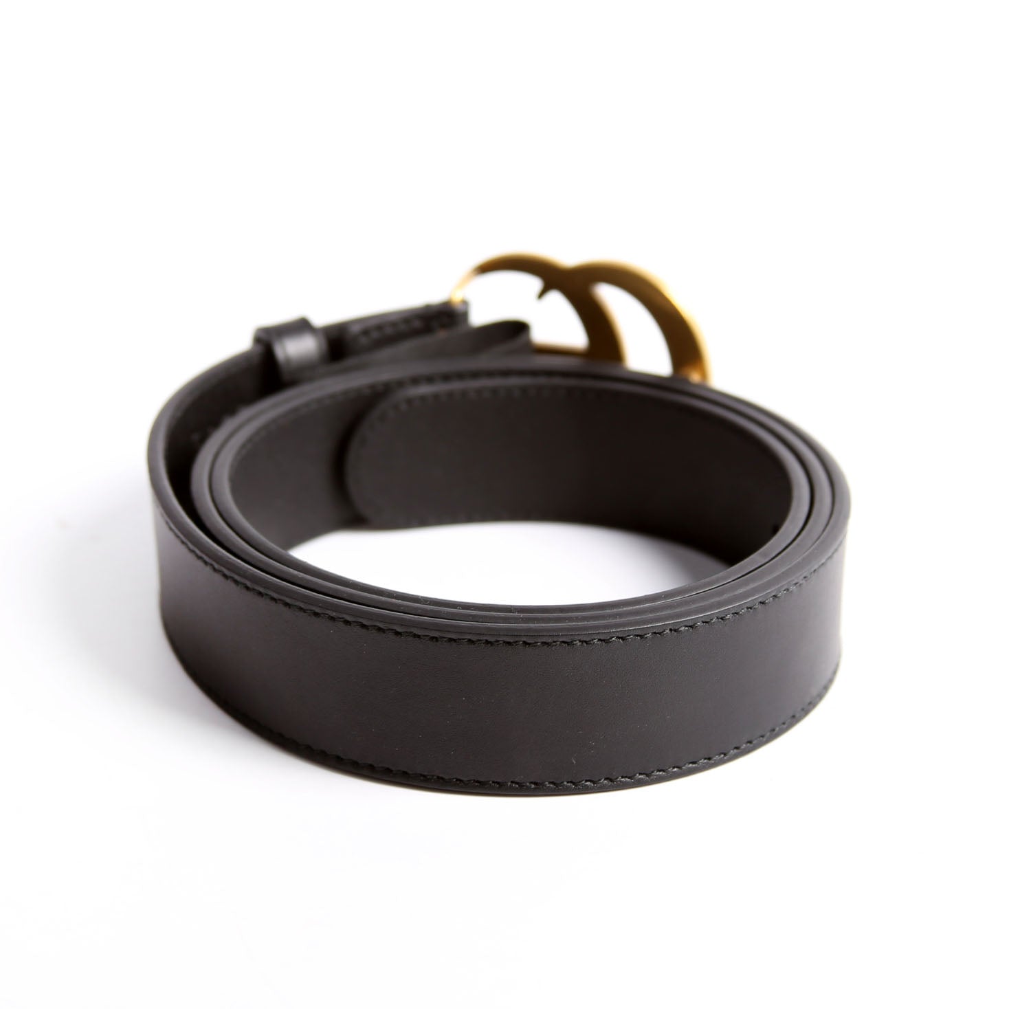 414516 GG Marmont Belt Size 95/38 Black