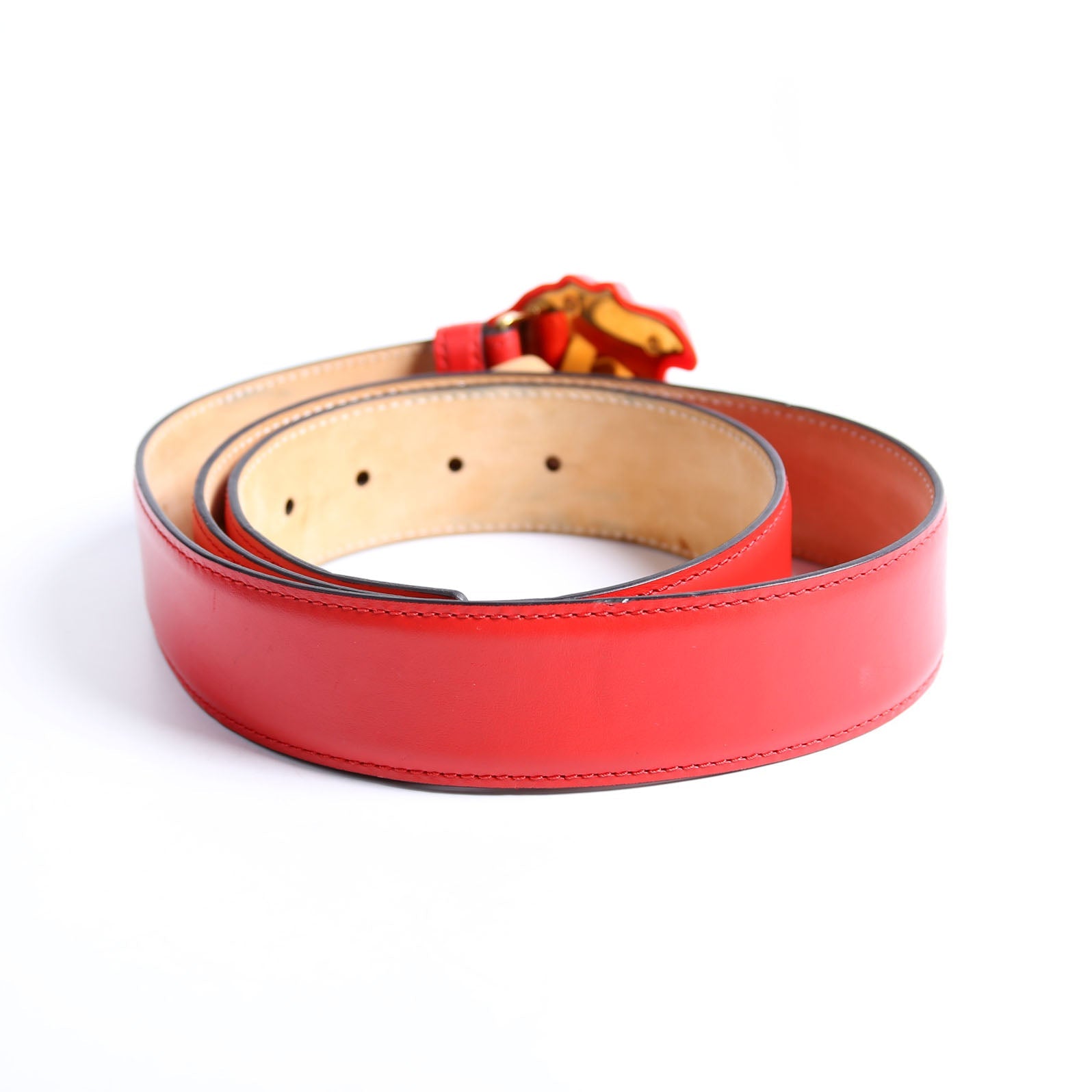 DCU4140 Medusa Head Belt Size 100/40 Red