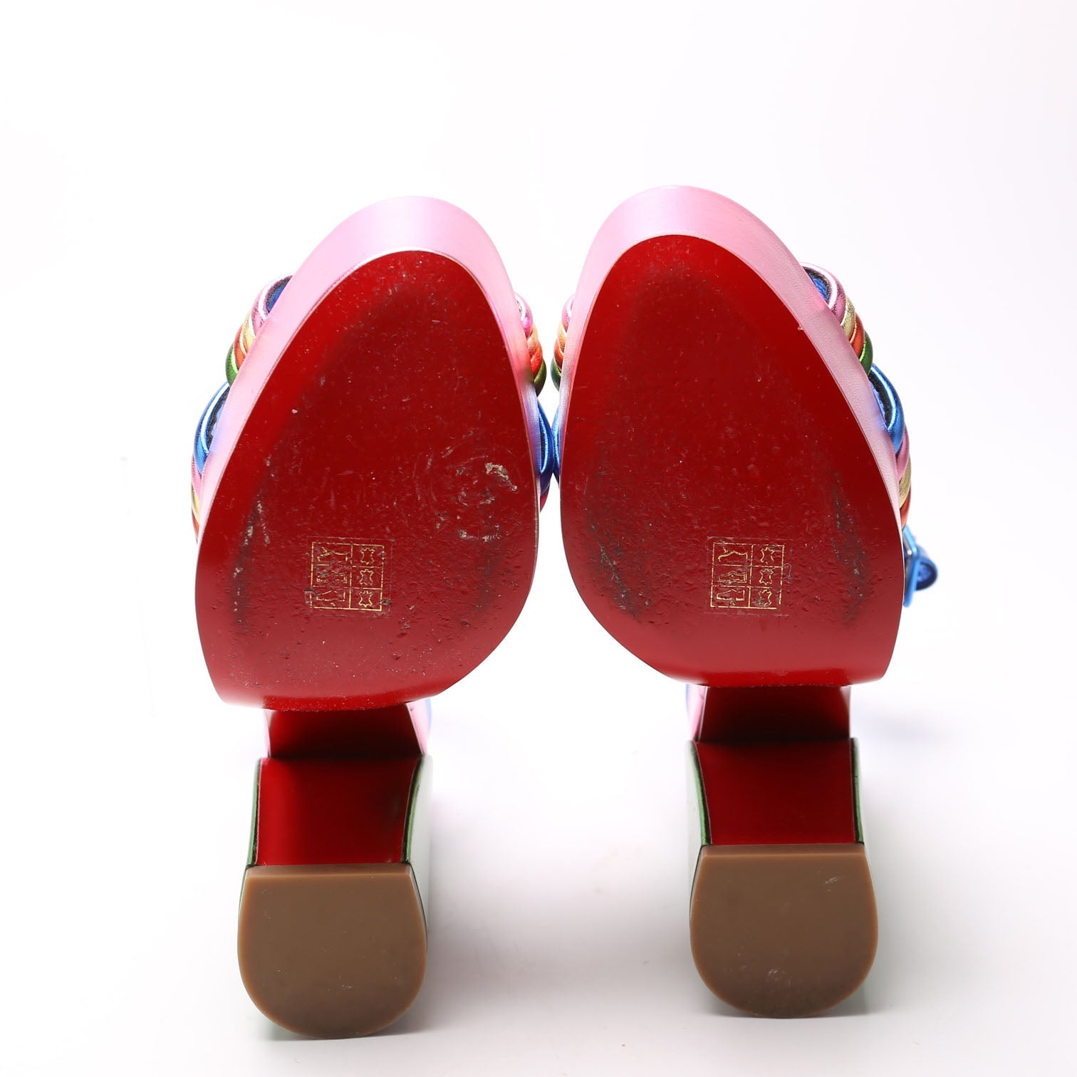 Manola Disco 120MM Platform Size 38 Multicolor