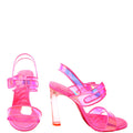 Loubi Duniss 100MM Slingback Size 38 Pink