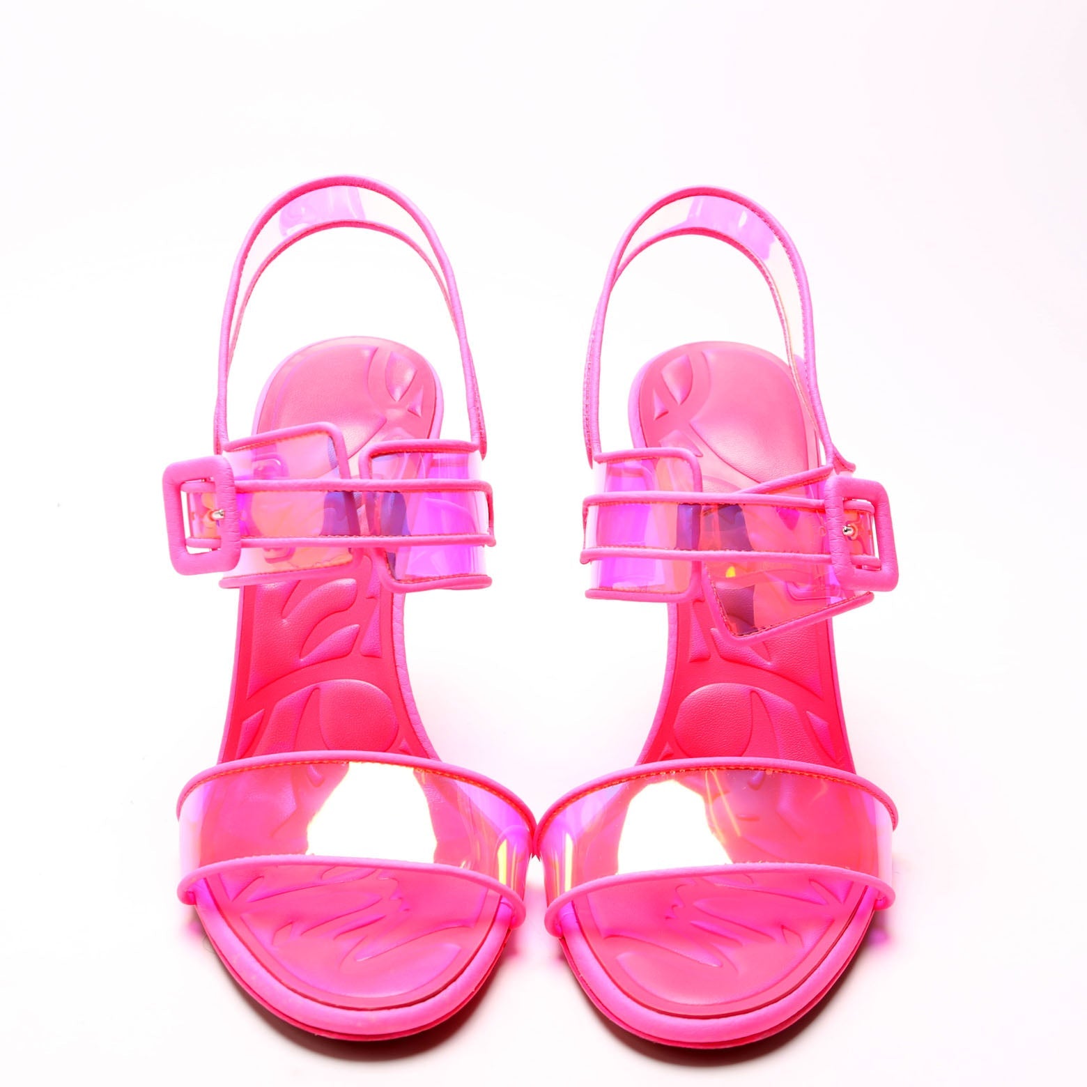 Loubi Duniss 100MM Slingback Size 38 Pink