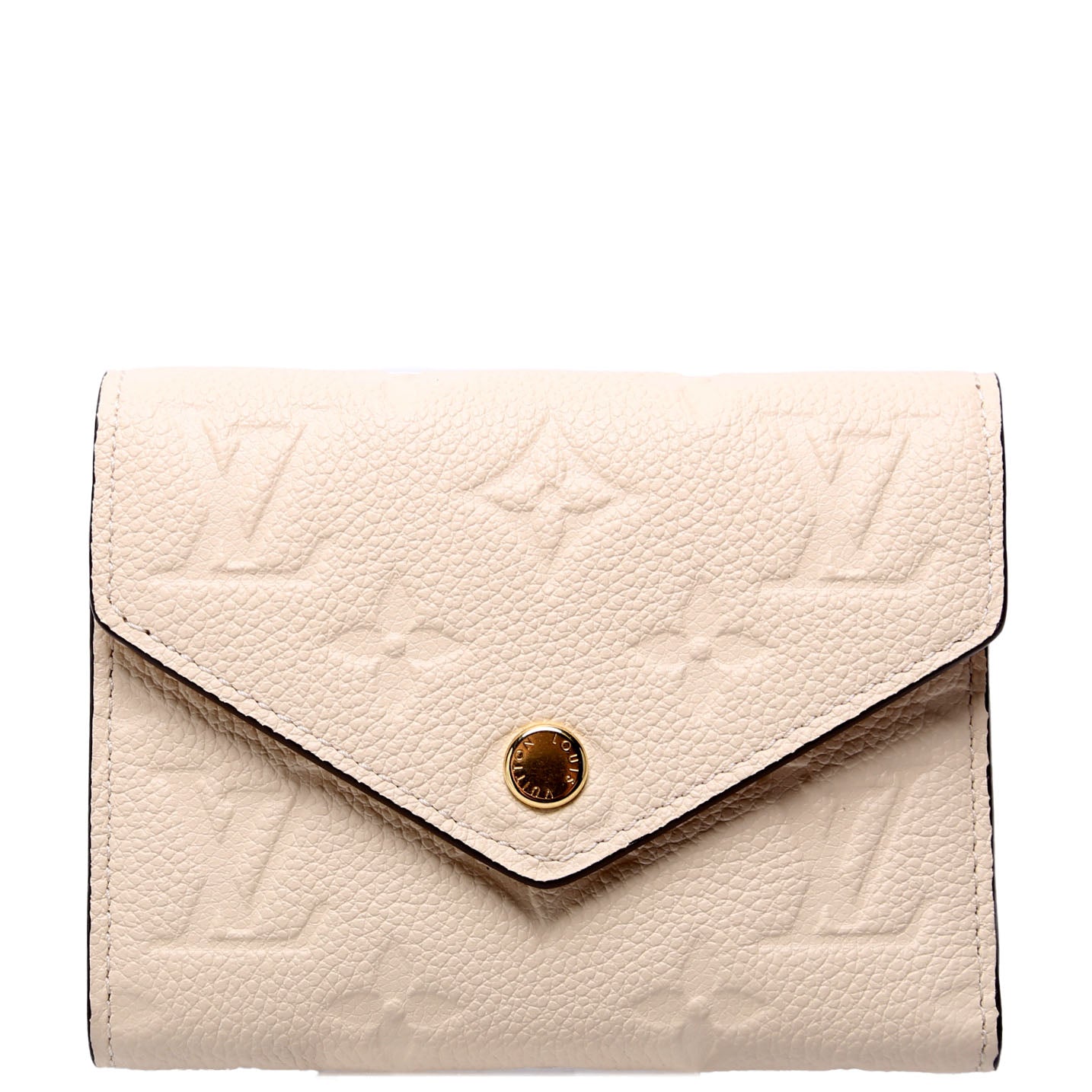 Victorine Wallet Empreinte White