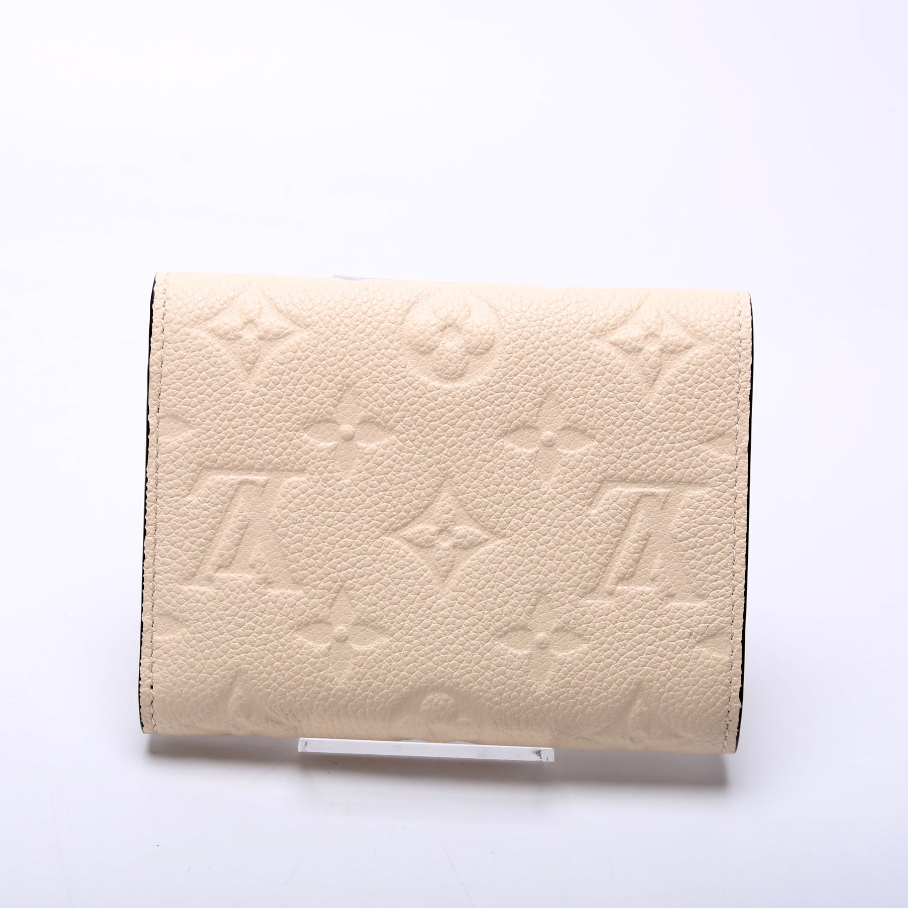 Victorine Wallet Empreinte White