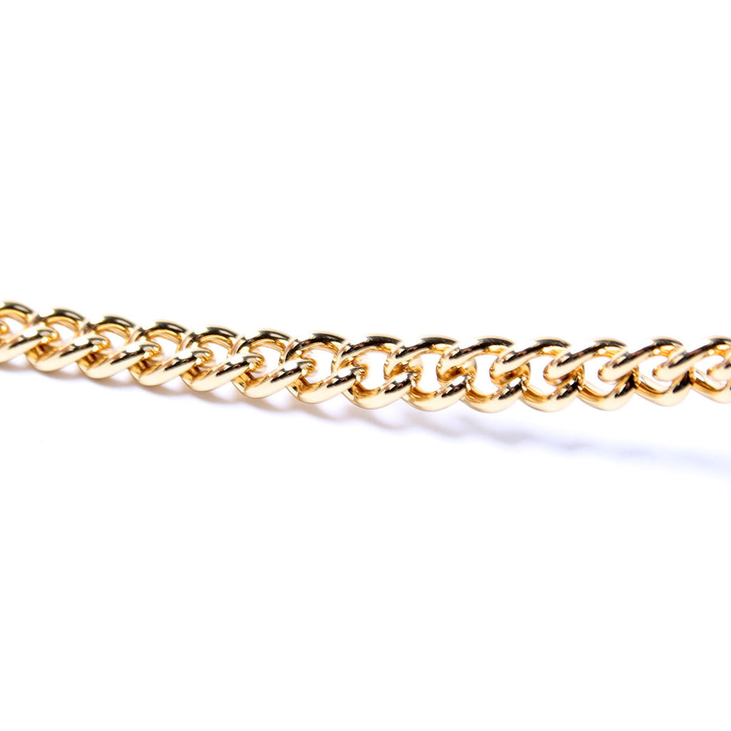 772643 Script Logo Chain Wallet Black